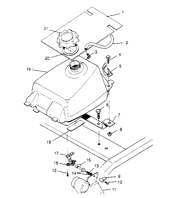 FUEL TANK ASSEMBLY - W948130 (4926762676A011)