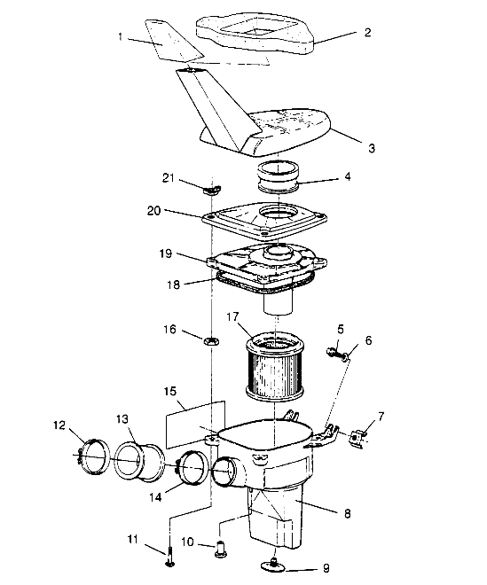 AIR BOX ASSEMBLY - W948130 (4926762676A014)