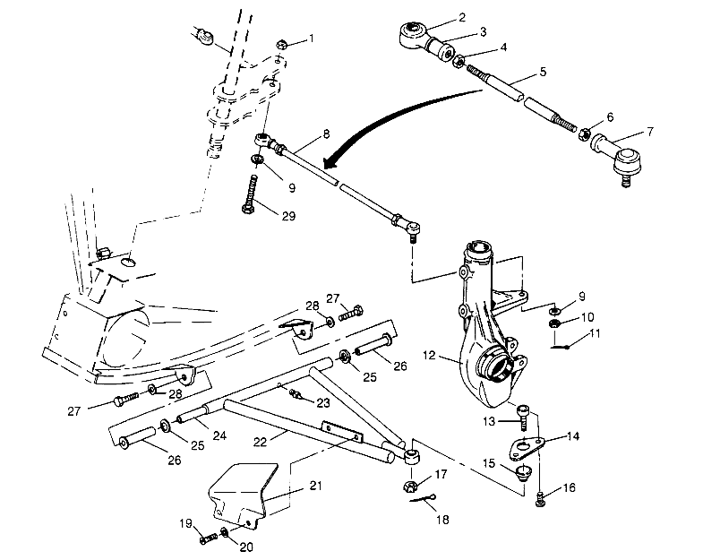 A-ARM/STRUT MOUNTING 4x4 300 W948130 (4926762676B009)