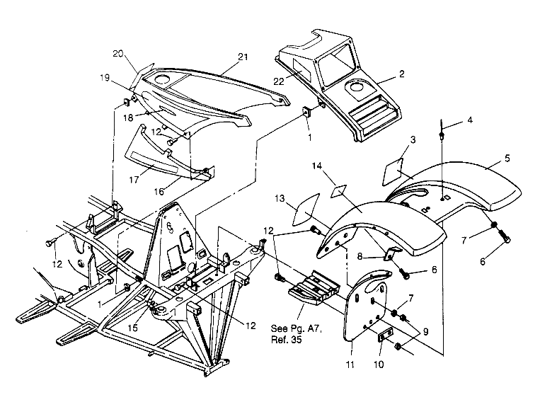 FRONT CAB ASSEMBLY  4X4 400L W948140 (4926772677A005)