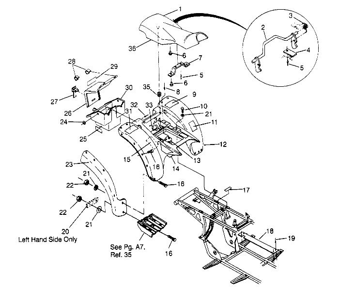 REAR CAB ASSEMBLY  4X4 400L W948140 (4926772677A006)