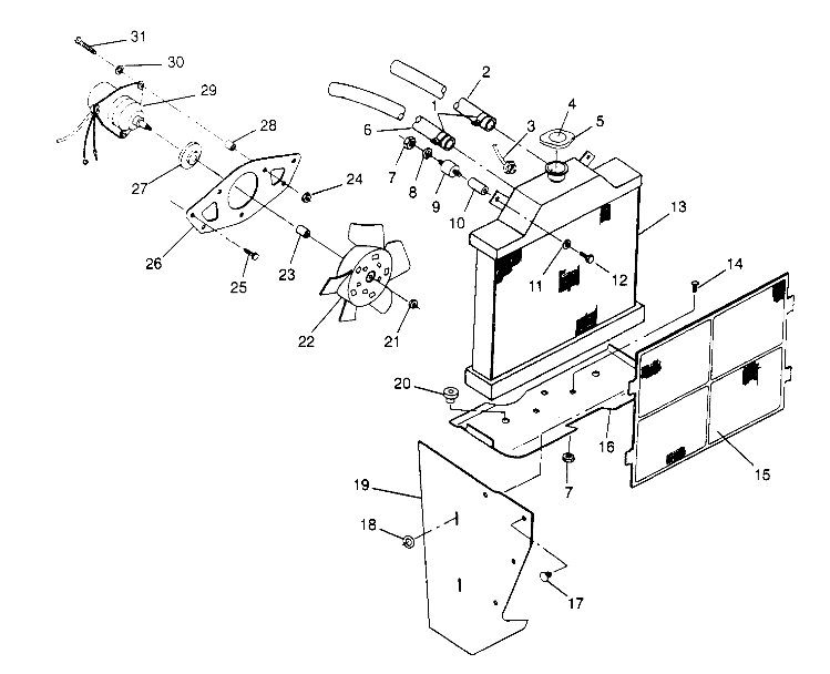 COOLING SYSTEM  4X4 400L W948140 (4926772677A009)