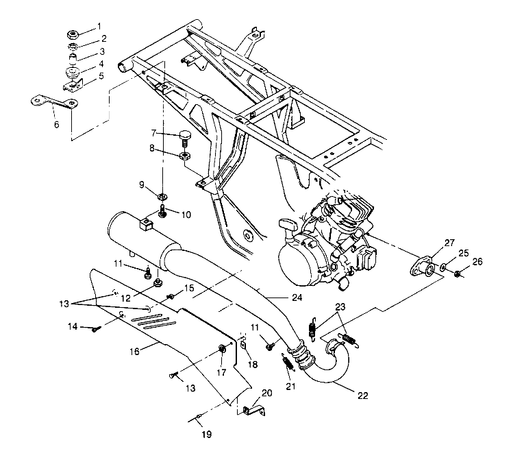 EXHAUST SYSTEM  4X4 400L W948140 (4926772677A010)