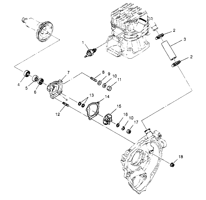 WATER PUMP  4X4 400L W948140 (4926772677C014)