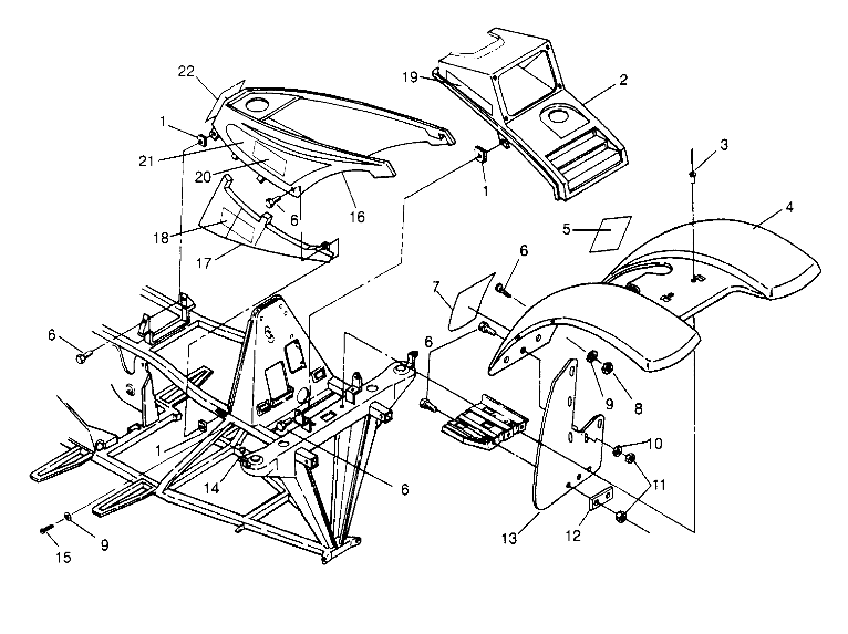 FRONT CAB ASSEMBLY 6x6 300 W948730 (4926792679A005)