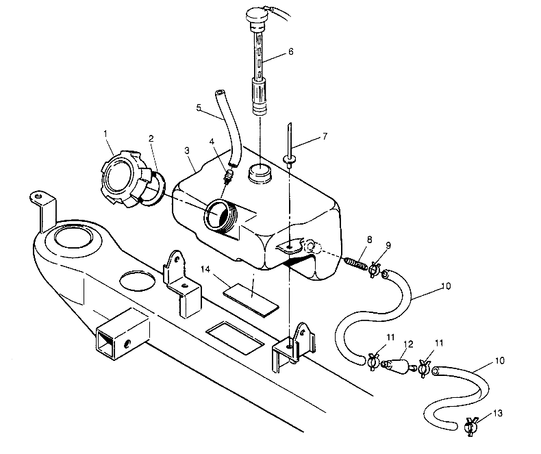 OIL TANK ASSEMBLY 6x6 300 W948730 (4926792679A012)