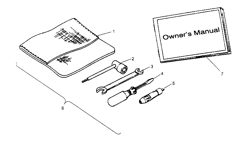 TOOL KIT ASSEMBLY 6x6 300 W948730 (4926792679C013)