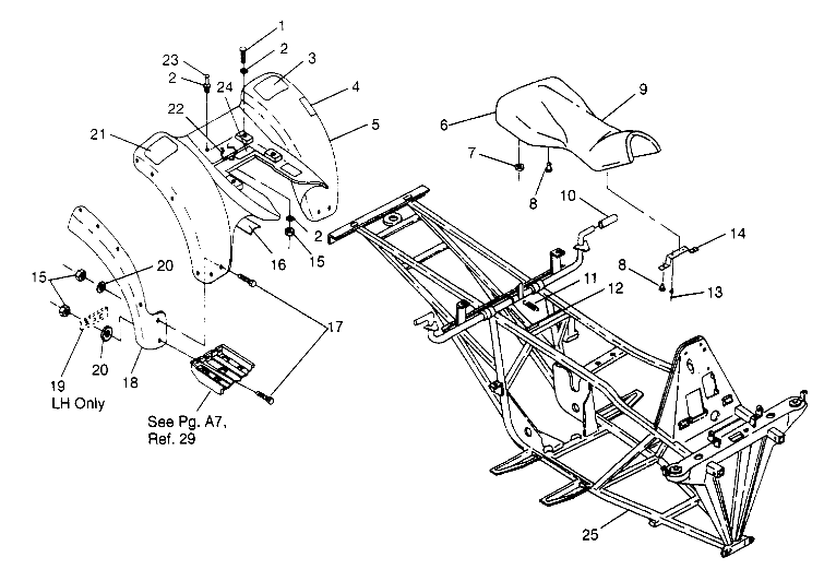 REAR CAB ASSEMBLY 6x6 400L W948740 (4926802680A006)