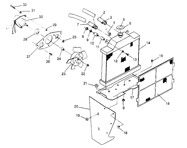 COOLING SYSTEM 6x6 400L W948740 (4926802680A010)