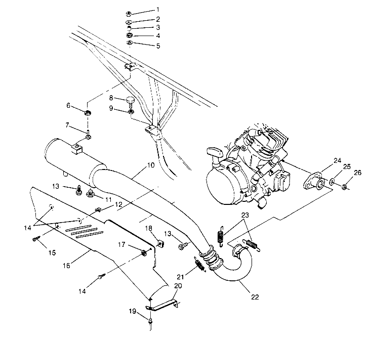 EXHAUST SYSTEM 6x6 400L W948740 (4926802680A011)