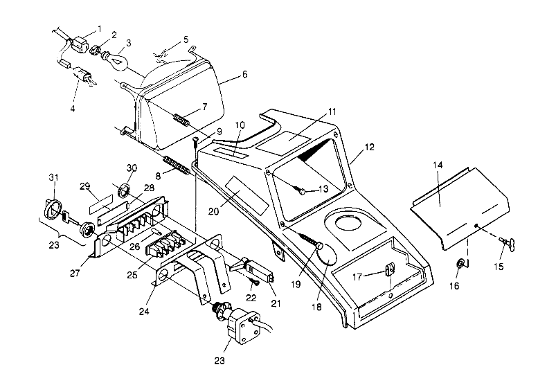 HEADLIGHT ASSEMBLY 6x6 400L W948740 (4926802680A014)