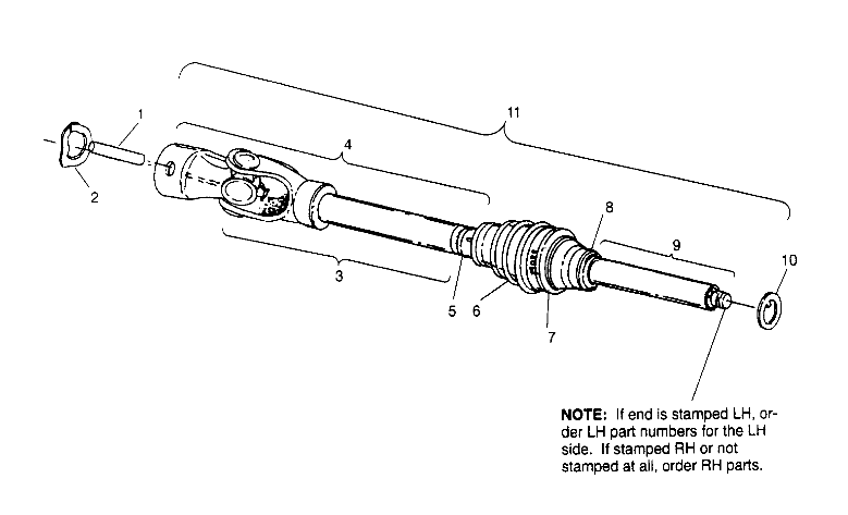 CV JOINT 6x6 400L W948740 (4926802680B004)