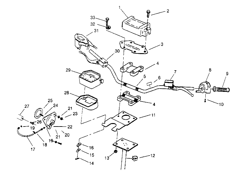 STEERING - HANDLEBAR 6x6 400L W948740 (4926802680B008)