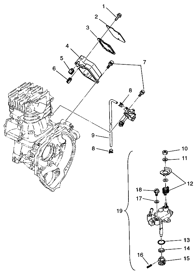 OIL PUMP 6x6 400L W948740 (4926802680D009)