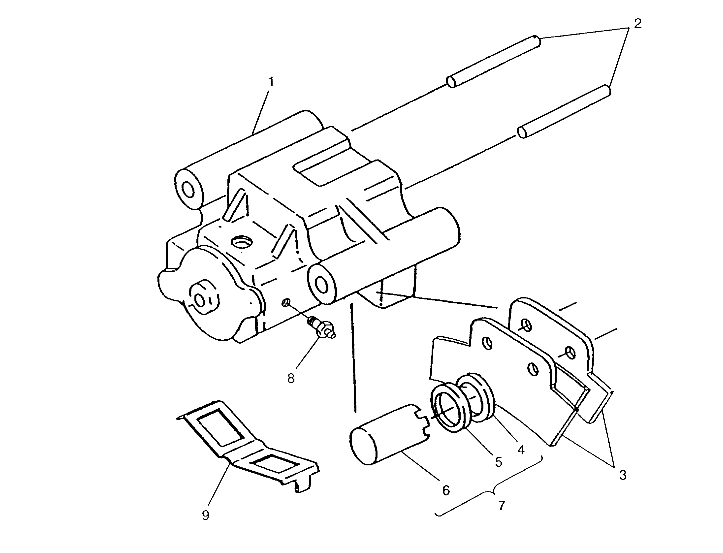 REAR BRAKE ASSEMBLY 6x6 400L, SWEDISH S948740 and  NORWEGIAN N948740 (4926812681034A)