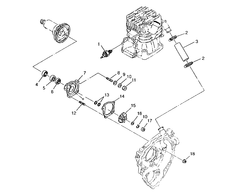 WATER PUMP 6x6 400L, SWEDISH S948740 and  NORWEGIAN N948740 (4926812681050A)