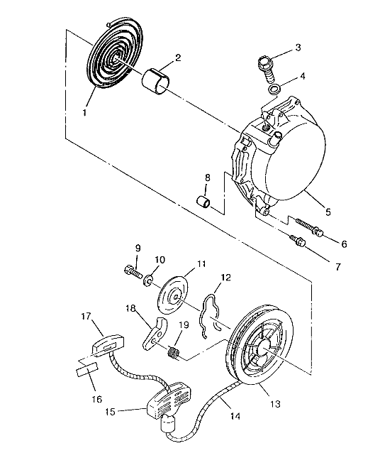 RECOIL STARTER 6x6 400L, SWEDISH S948740 and  NORWEGIAN N948740 (4926812681053A)