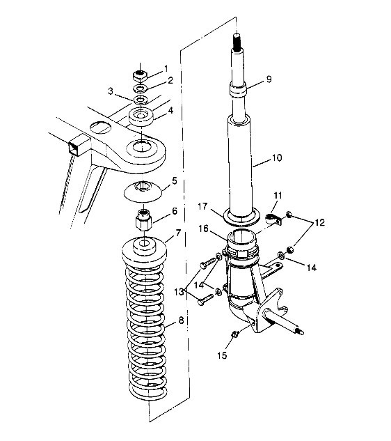 STRUT ASSEMBLY Trail Boss W948527 (4926822682A014)