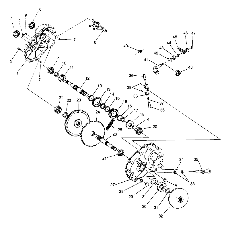 GEARCASE ASSEMBLY - W948527 (4926822682C003)