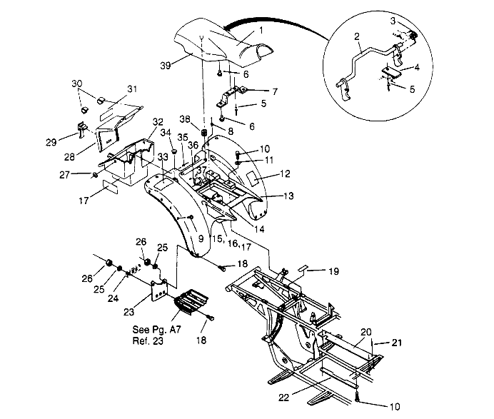 REAR CAB ASSEMBLY Trail Blazer W947221 (4926832683A006)