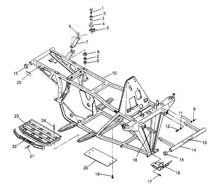 FRAME ASSEMBLY Trail Blazer W947221 (4926832683A007)