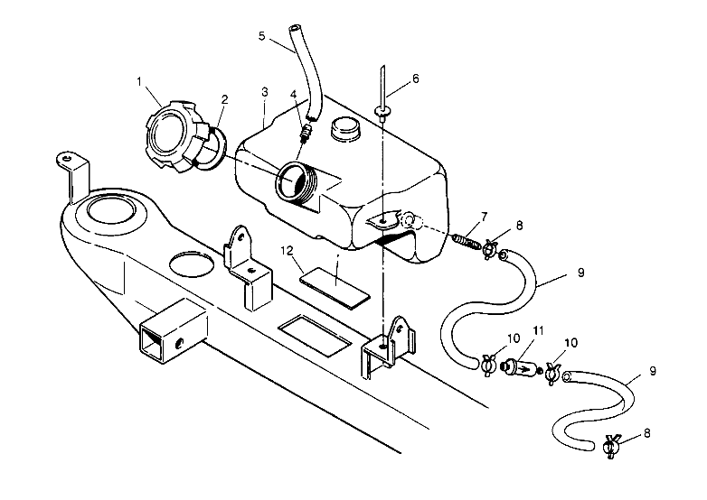 OIL TANK ASSEMBLY Trail Blazer W947221 (4926832683A011)