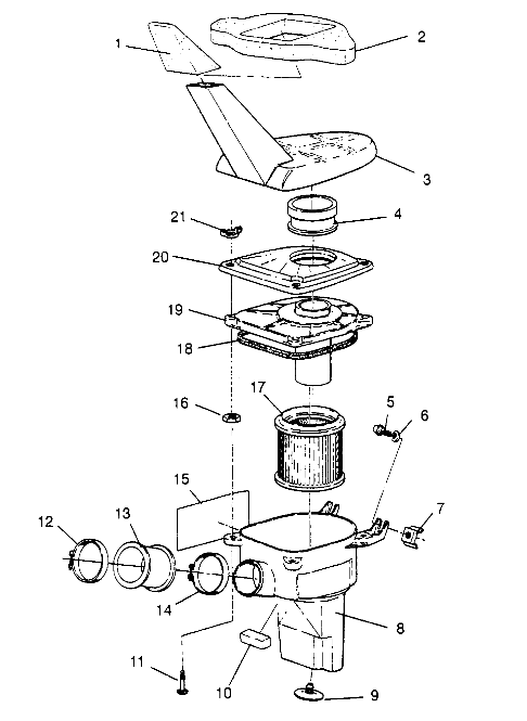 AIR BOX ASSEMBLY Trail Blazer W947221 (4926832683A013)