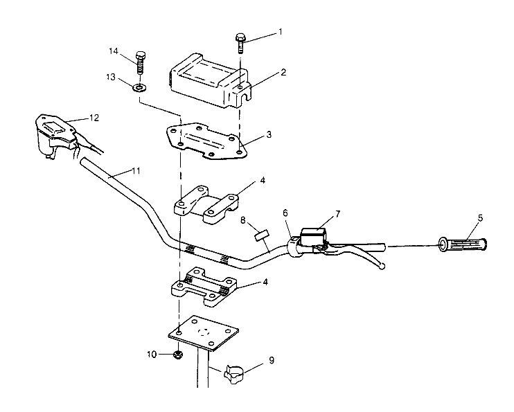 STEERING - HANDLEBAR Trail Blazer W947221 (4926832683B003)