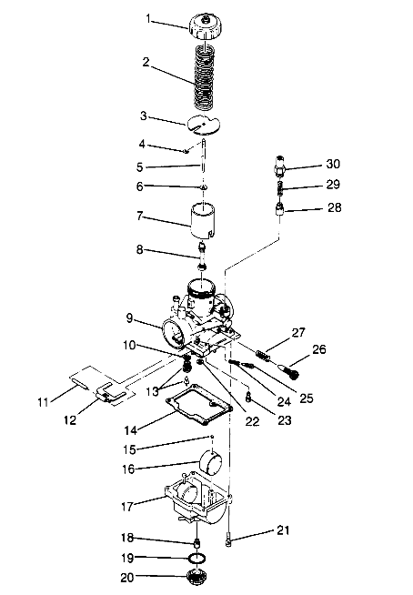 CARBURETOR Trail Blazer W947221 (4926832683C010)