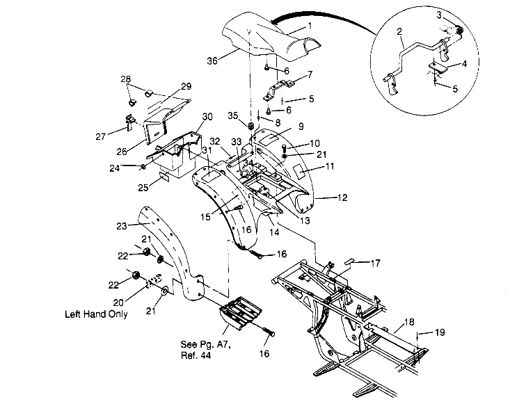 REAR CAB ASSEMBLY Sportsman 4x4 W948040 (4926842684A006)