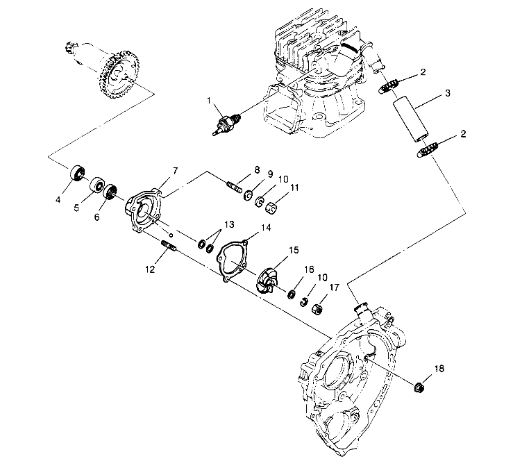 WATER PUMP Sportsman 4x4 W948040 (4926842684C014)