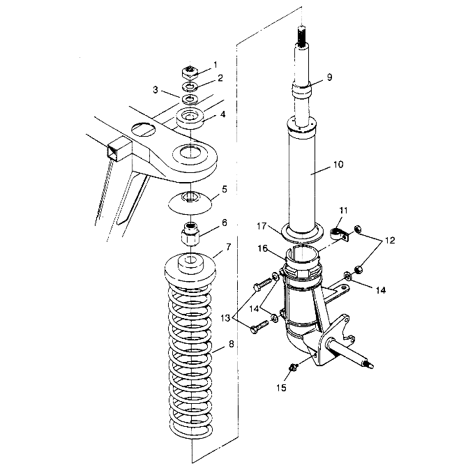 STRUT ASSEMBLY Magnum 2x4 W957544 (4926852685B002)