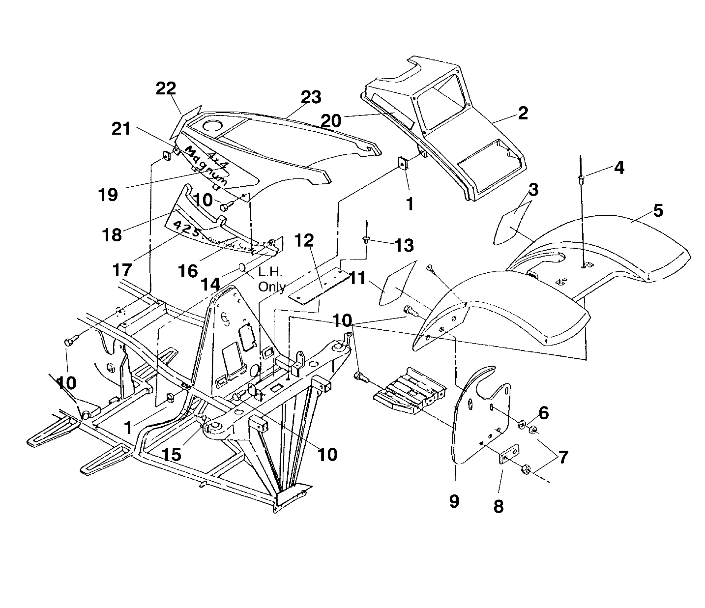 FRONT CAB ASSEMBLY - W958144 (4926862686a006)