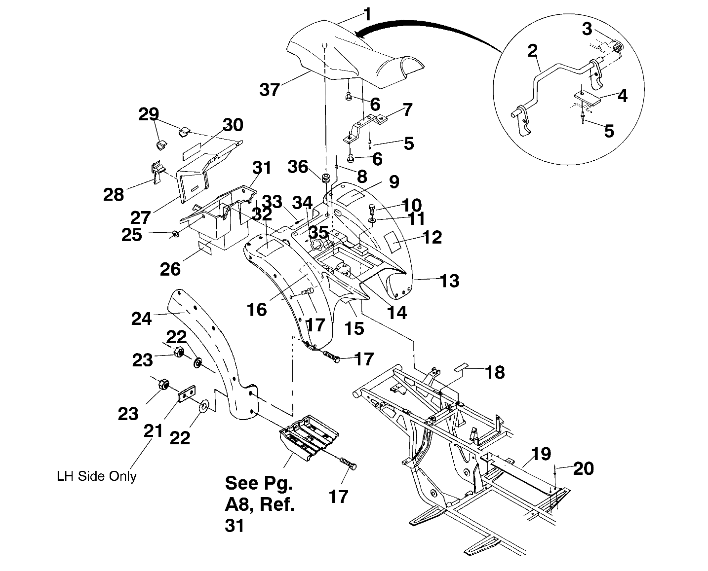 REAR CAB ASSEMBLY - W958144 (4926862686a007)