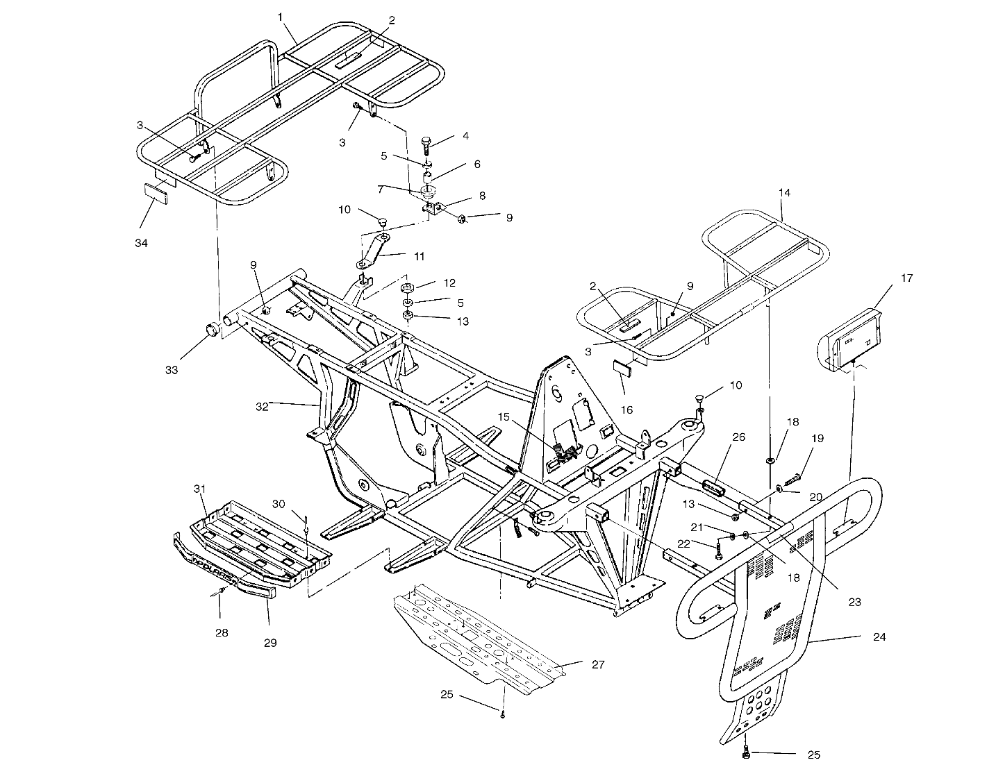 BUMPER/RACK MOUNTING - W958144 (4926862686a008)