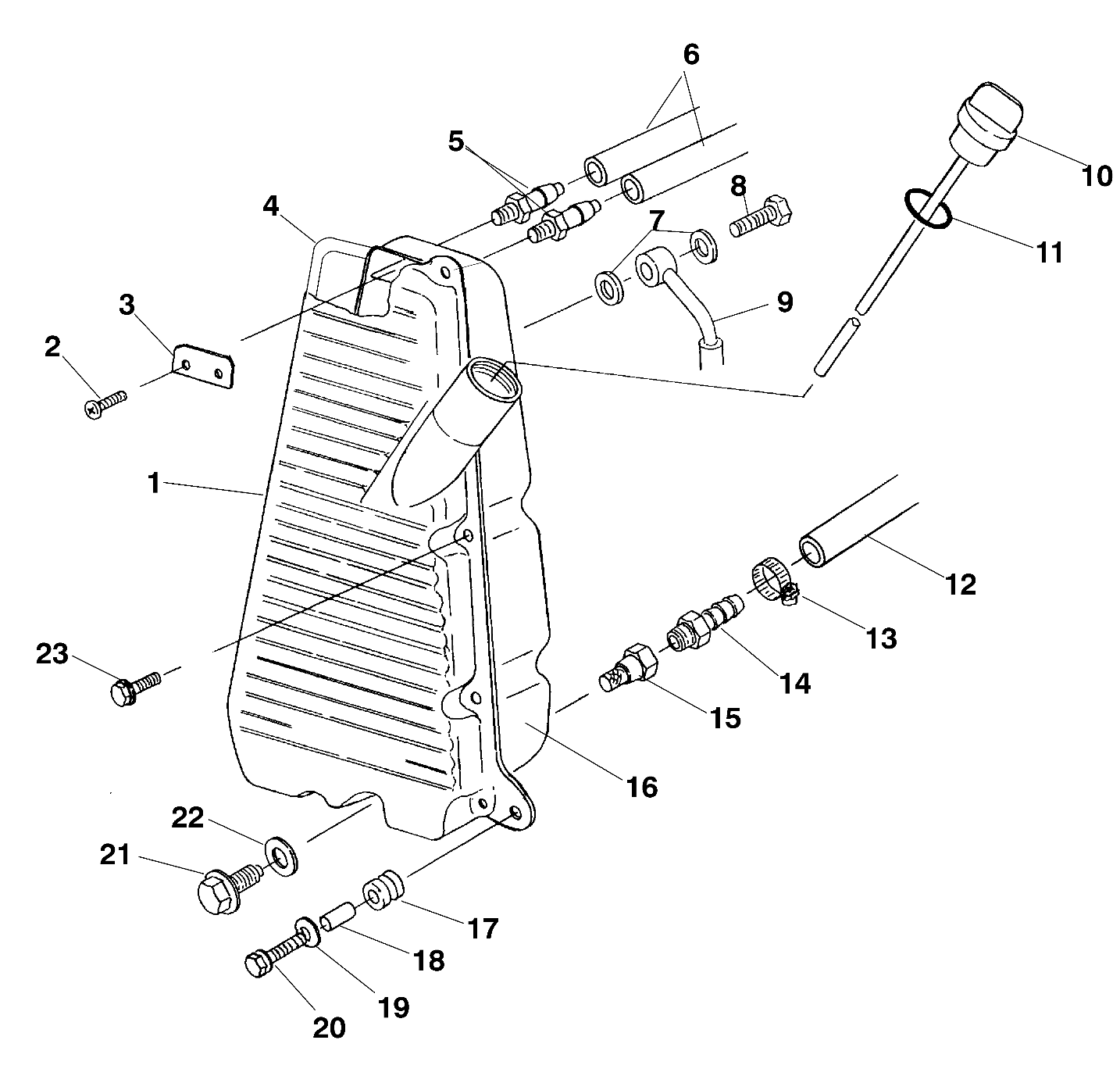 OIL TANK ASSEMBLY - W958144 (4926862686a013)