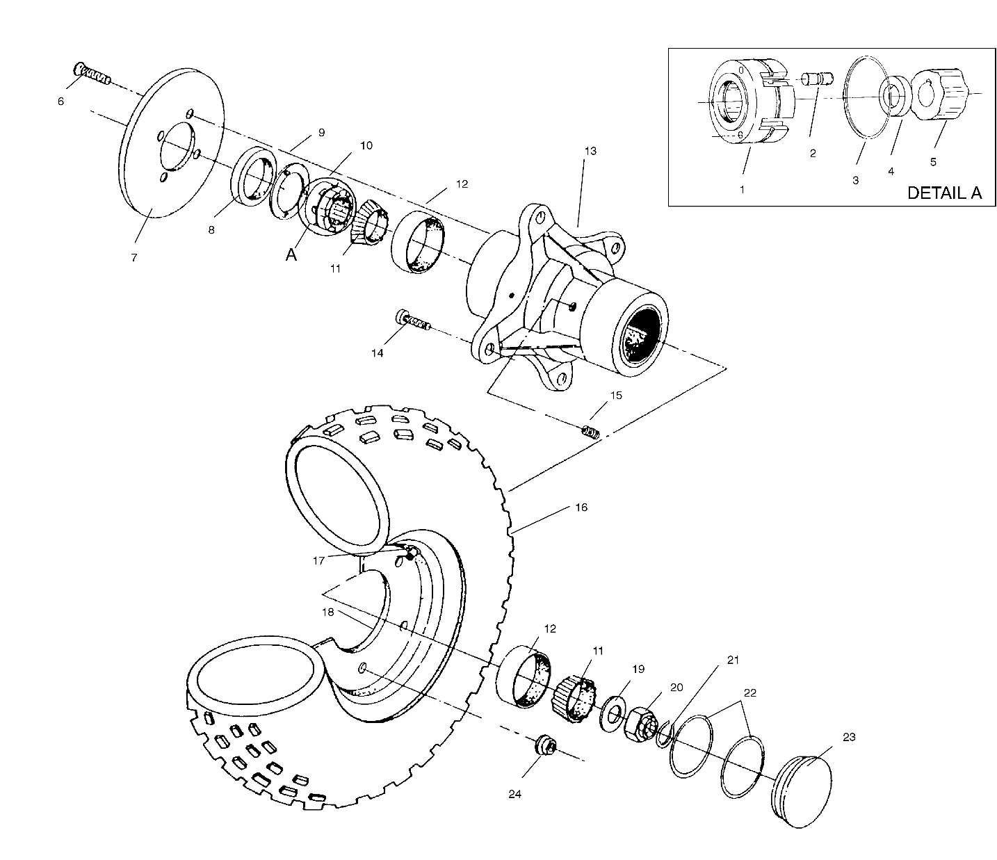 FRONT WHEEL ASSEMBLY - W958144 (4926862686b007)