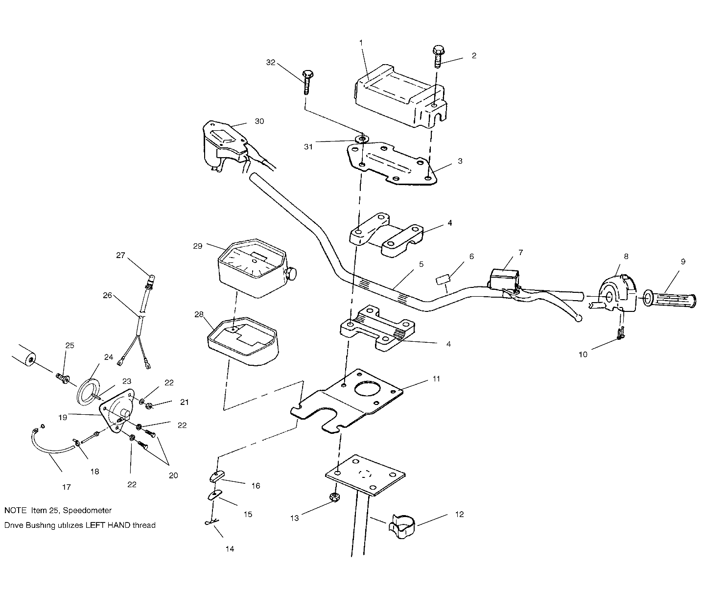 STEERING - HANDLEBAR - W958144 (4926862686b009)