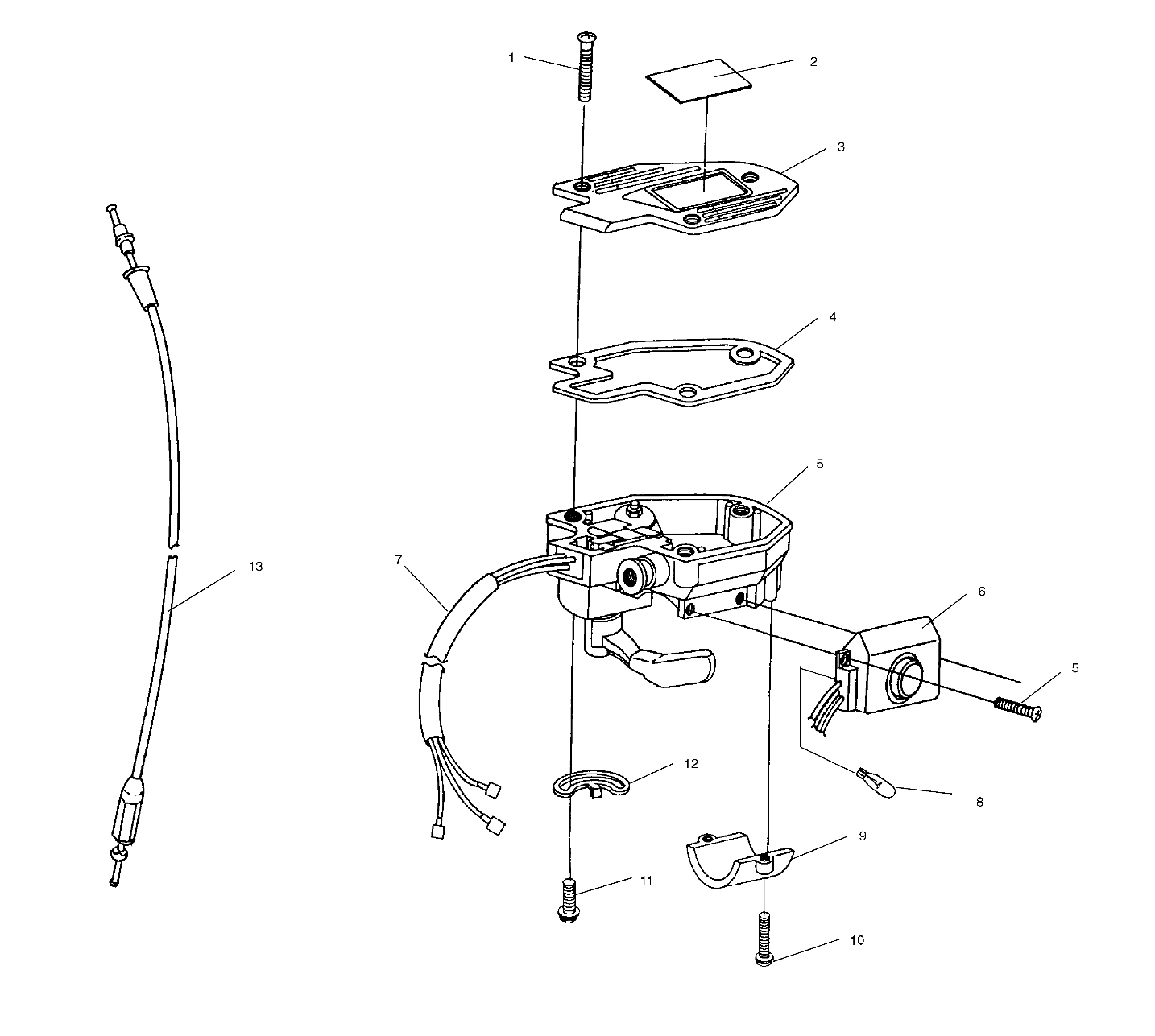 CONTROLS - THROTTLE ASM./CABLE - W958144 (4926862686b011)