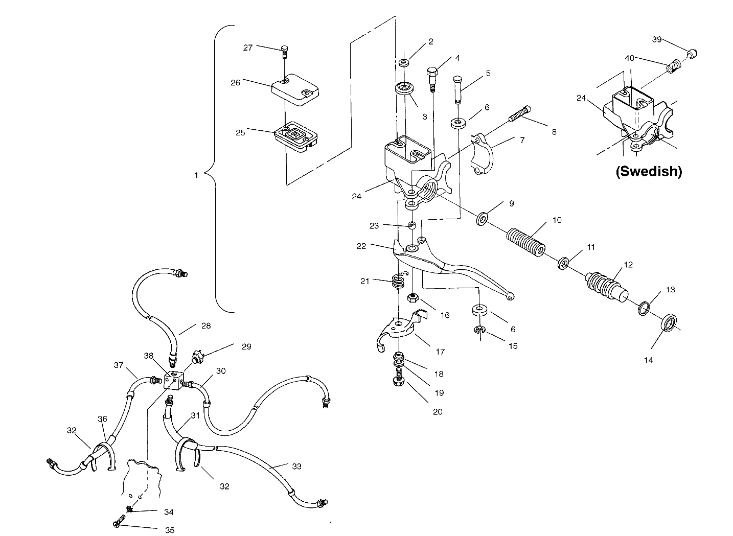 CONTROLS - MASTER CYLINDER/BRAKE LINE - W958144 (4926862686b012)