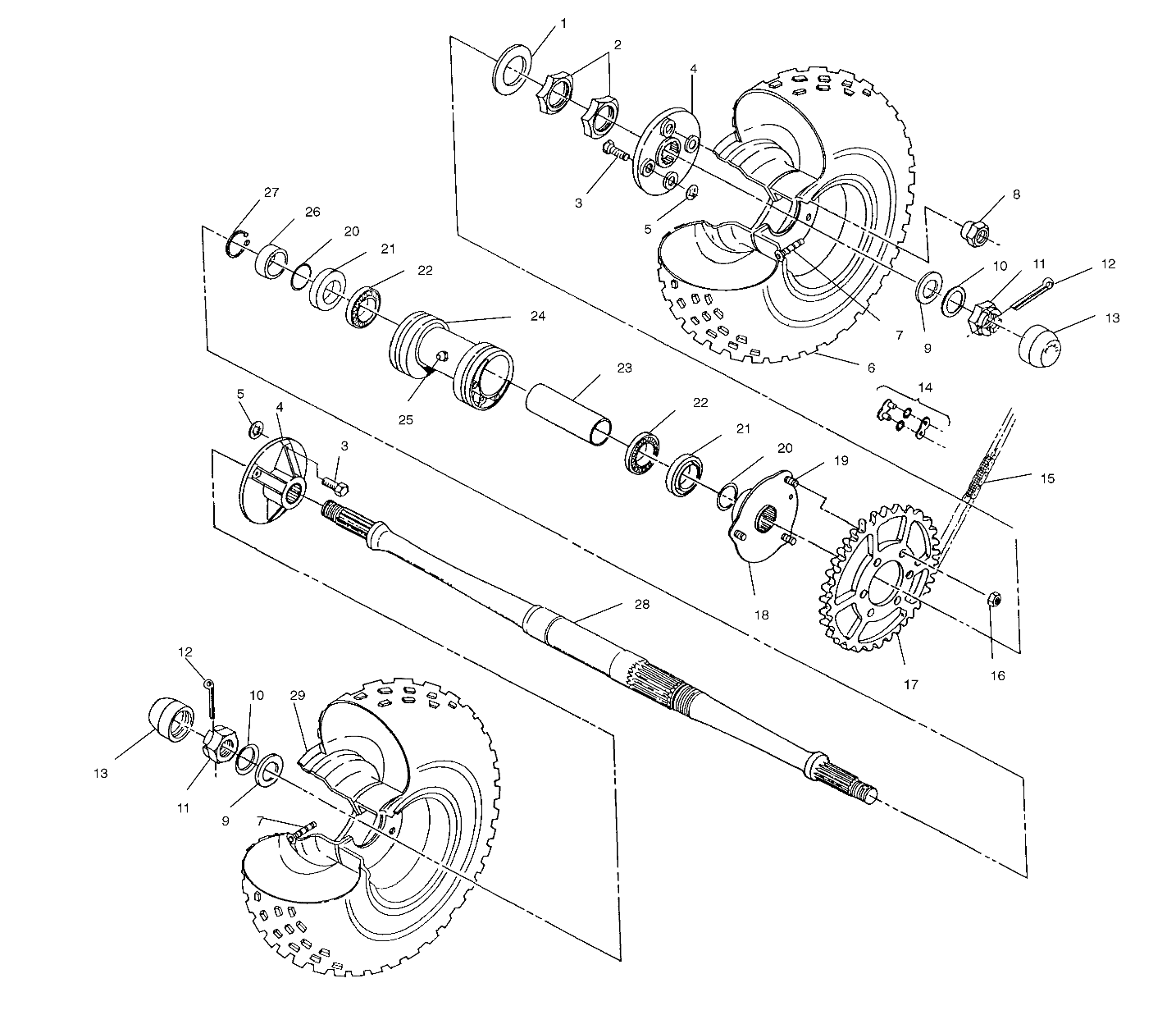 REAR WHEEL DRIVE ASSEMBLY - W958144 (4926862686c008)