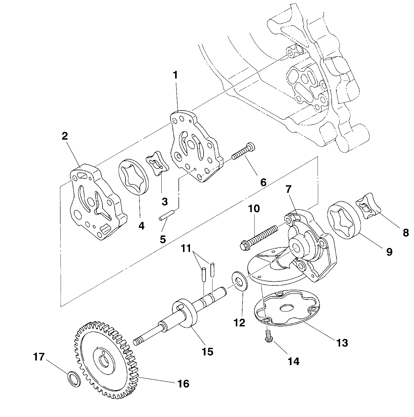 OIL PUMP - W958144 (4926862686d007)