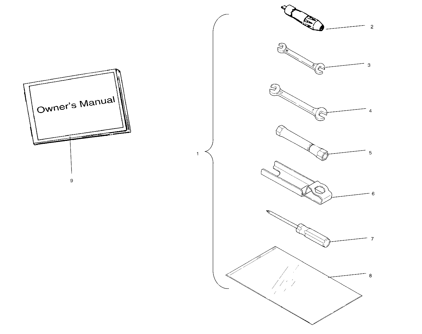 TOOL KIT ASSEMBLY - W958144 (4926862686e001)