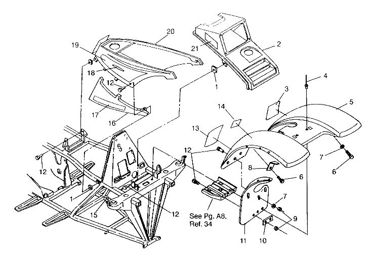 FRONT CAB ASSEMBLY SWEDISH 4x4 400L S948140 (4926912691A006)