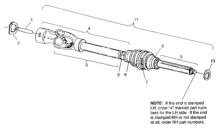 CV JOINT SWEDISH 4x4 400L S948140 (4926912691B004)