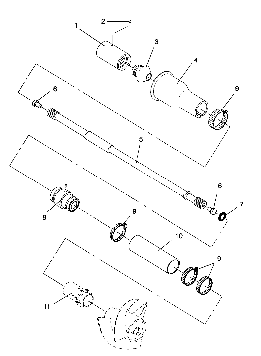 DRIVE SYSTEM SL 650 B944058 (4926992699013A)