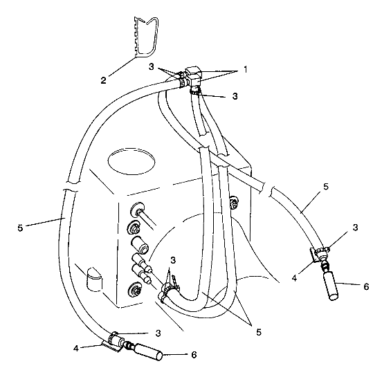 WATER SIPHON SL 650 B944058 (4926992699018A)