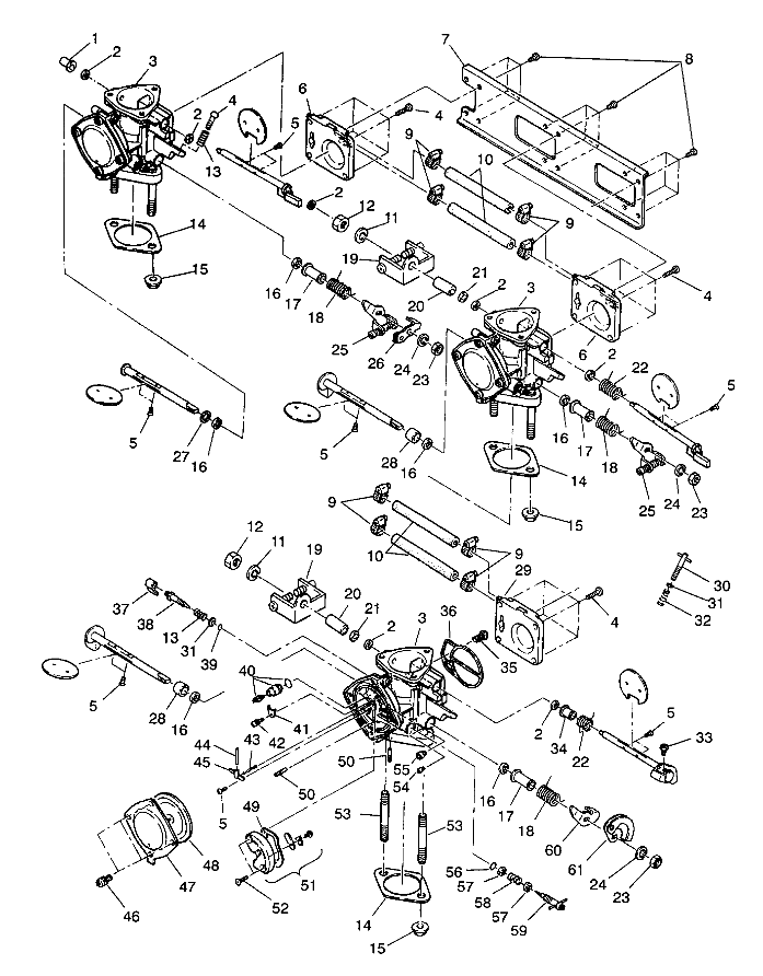 CARBURETOR ASSEMBLY SL 650 B944058 (4926992699025A)