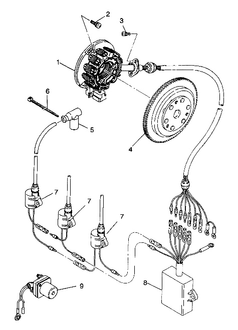 MAGNETO ASSEMBLY SL 650 B944058 (4926992699027A)