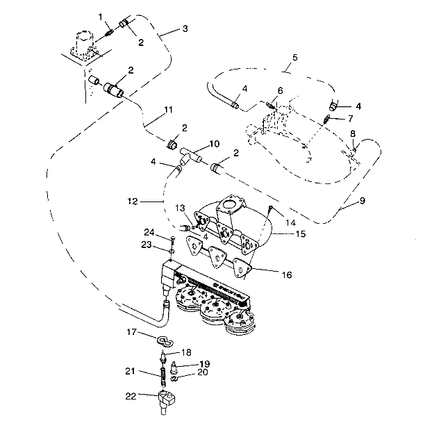 COOLING SYSTEM SL 750 B944070 (4927012701018A)